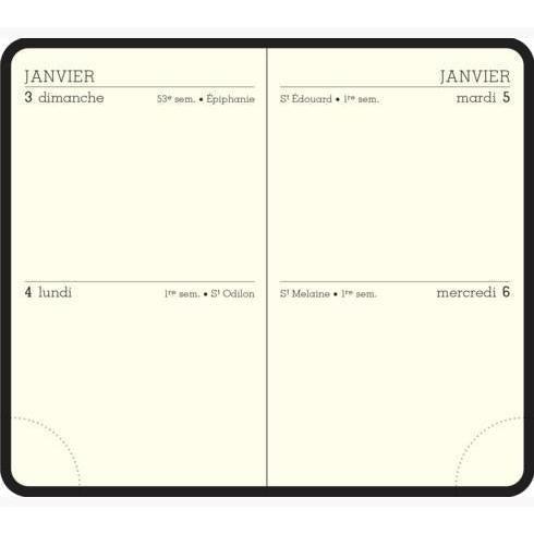 EXA Agenda Winner 2J/P 65x105 Fermeture-Agenda-Exacompta-Papeterie du Dôme