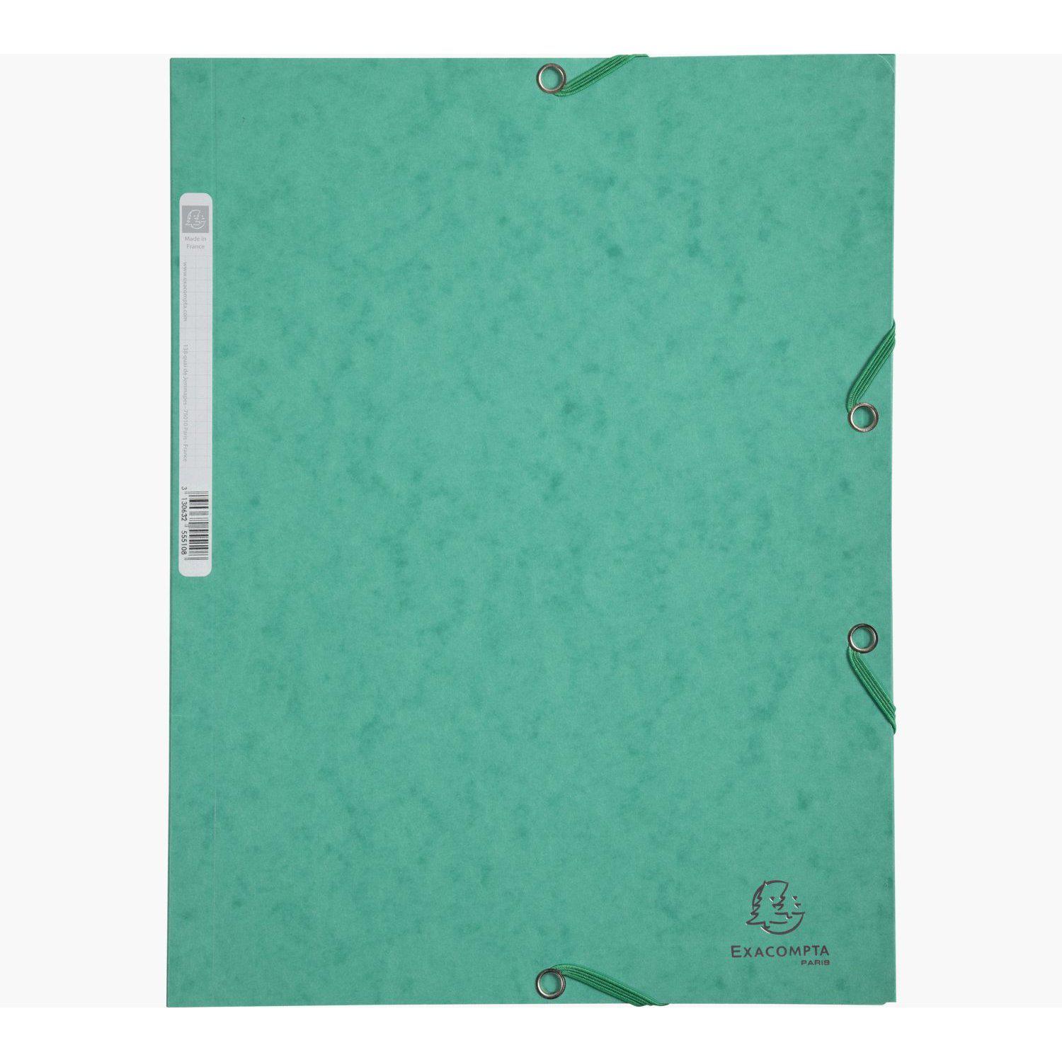 EXA Chemise 3 Rabats à Élastique-Chemise-Exacompta-Papeterie du Dôme