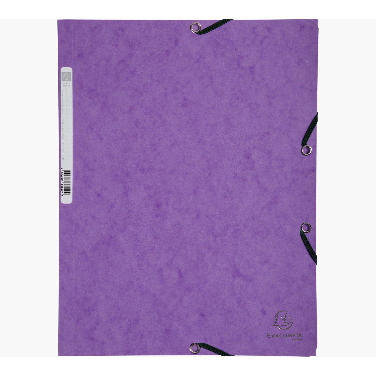 EXA Chemise 3 Rabats à Élastique-Chemise-Exacompta-Papeterie du Dôme