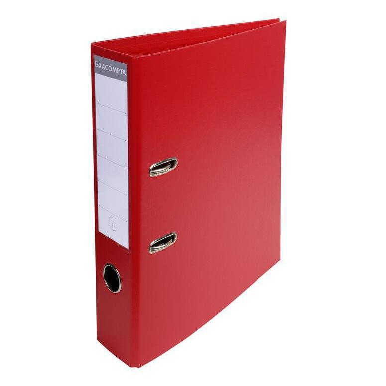 EXA Classeur A4 à Levier 70mm-Classeur-Exacompta-Rouge-Papeterie du Dôme