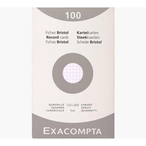 EXA Étui 100 Bristol 125x200-Bristol-Exacompta-Papeterie du Dôme