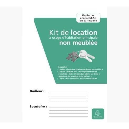EXA Kit de Location Non Meublée-Kit de Location-Exacompta-Papeterie du Dôme