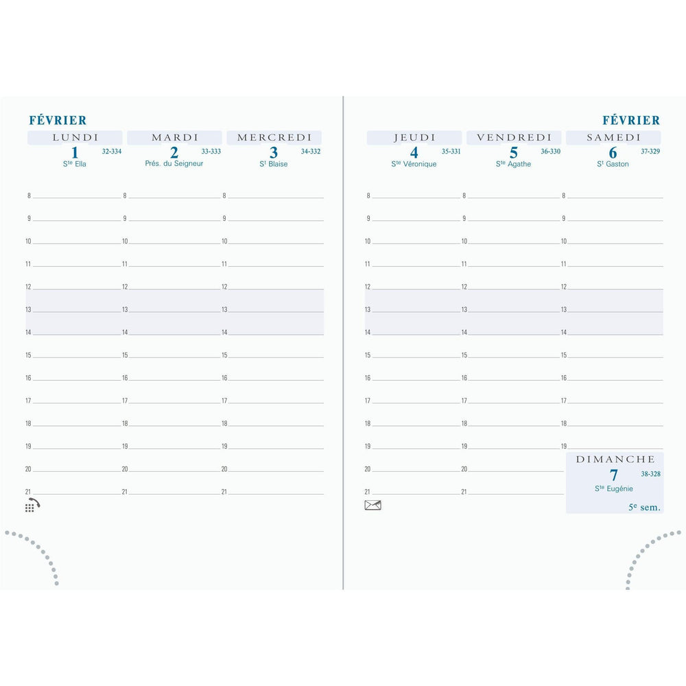 EXA Recharge Agenda Horizons 15 Semainier-Recharge Agenda-Exacompta-Papeterie du Dôme