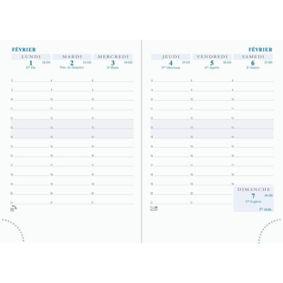 EXA Recharge Agenda Horizons 15 Semainier-Recharge Agenda-Exacompta-Papeterie du Dôme