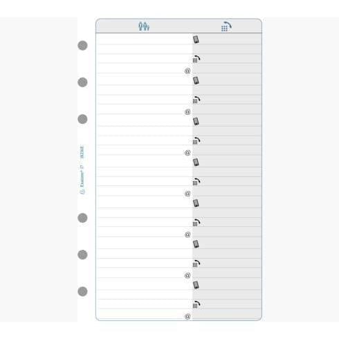 EXA Recharge Exatime 17 Adresses Téléphones-Recharge-Exacompta-Papeterie du Dôme