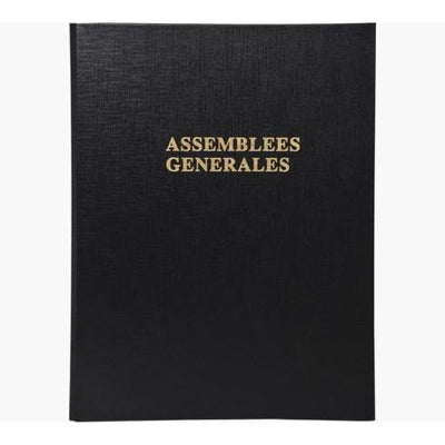 EXA Reliure Registre 4 Anneaux avec Recharge Assemblées Générales-Registre-Exacompta-Papeterie du Dôme