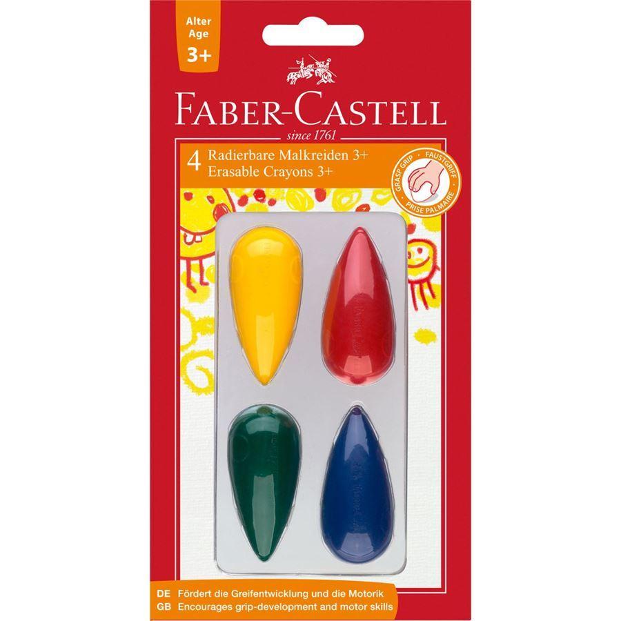 FC 4 Craies en Forme de Goutte-Craies-Faber-Castell-Papeterie du Dôme