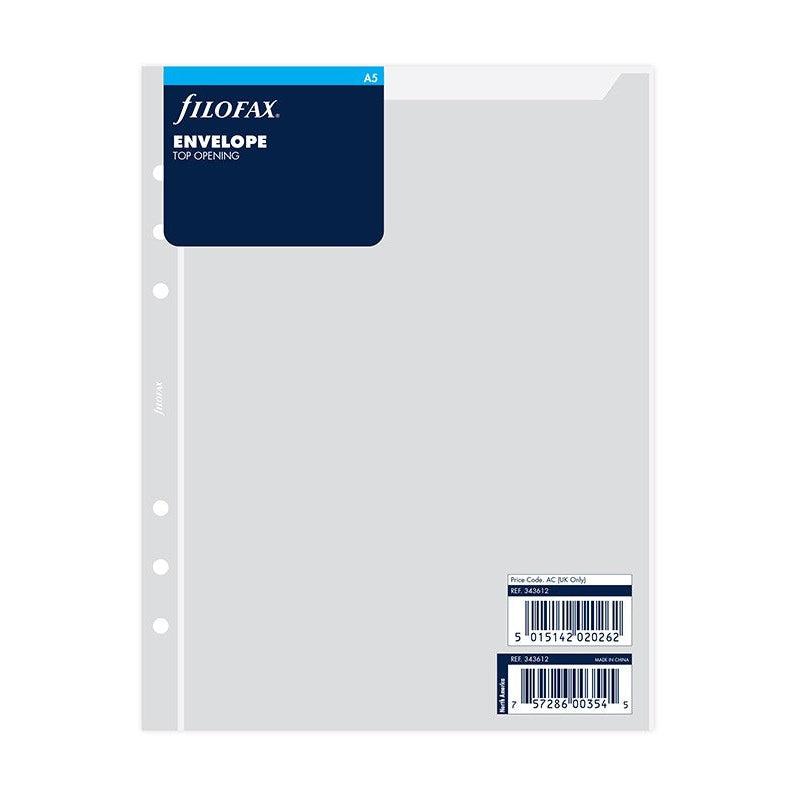 FFX A5 Enveloppe ouverture par le haut-Recharge-Filofax-Papeterie du Dôme