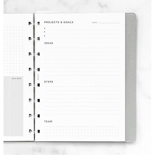 FFX Notebook A5 Projects & Goals Tracker-Recharge-Filofax-Papeterie du Dôme