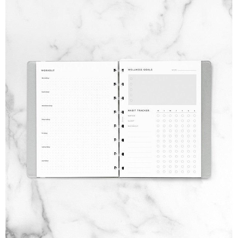 FFX Notebook A5 Wellness Tracker-Recharge-Filofax-Papeterie du Dôme