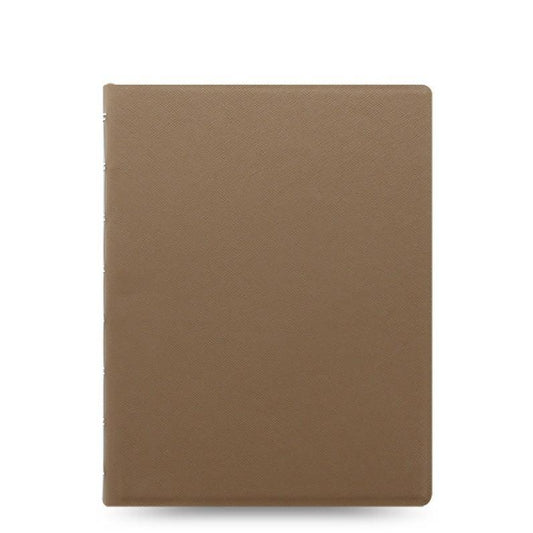 FFX Notebooks Saffiano - A5-Notebook A5-Filofax-Taupe-Papeterie du Dôme