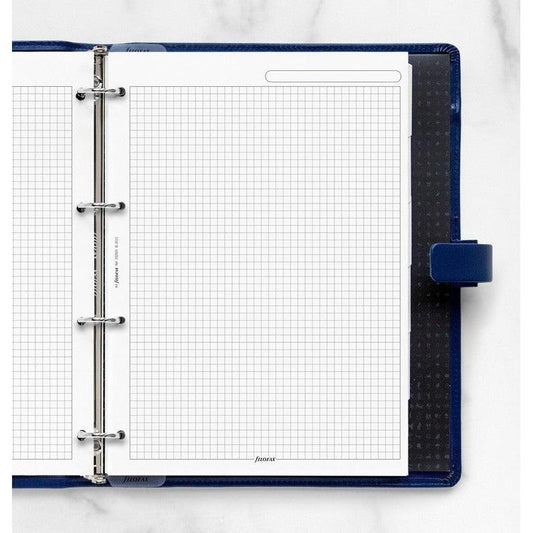 FFX Recharge A4 Feuilles Quadrillées-Recharge-Filofax-Papeterie du Dôme
