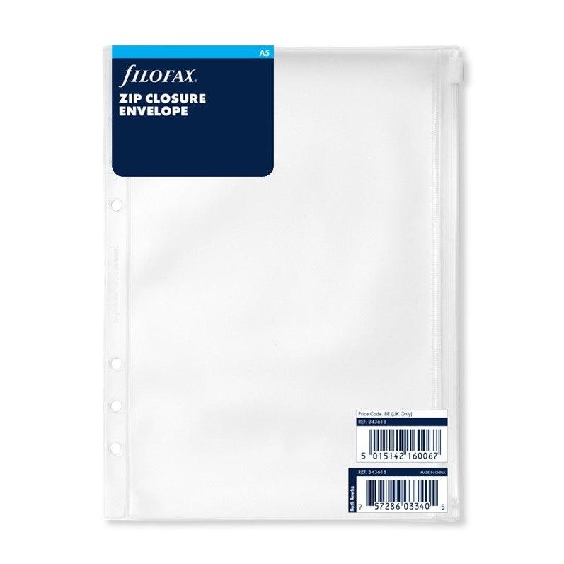 FFX Recharge A5 Enveloppe Zip-Recharge-Filofax-Papeterie du Dôme