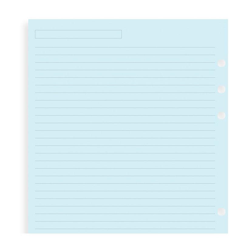 FFX Recharge A5 Feuilles Lignées Bleues-Recharge-Filofax-Papeterie du Dôme