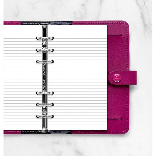 FFX Recharge Personal Feuilles Lignées Blanches x100-Recharge-Filofax-Papeterie du Dôme