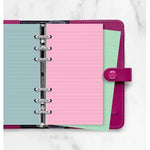 FFX Recharge Personal Feuilles Lignées Pastel Assorties-Recharge-Filofax-Papeterie du Dôme