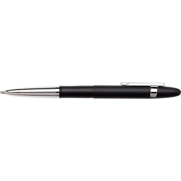 FSH Space Pen Pocket Noir Mat Clip Stylo Bille-Stylo Bille-Fisher-Chromé-Papeterie du Dôme