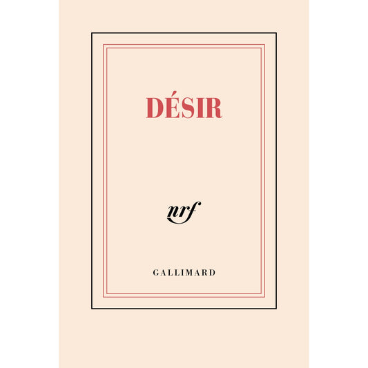 GLMR Carnet "Désir" Ligné-Carnet-Gallimard-Papeterie du Dôme