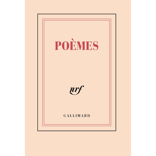 GLMR Carnet "Poèmes" Ligné-Carnet-Gallimard-Papeterie du Dôme