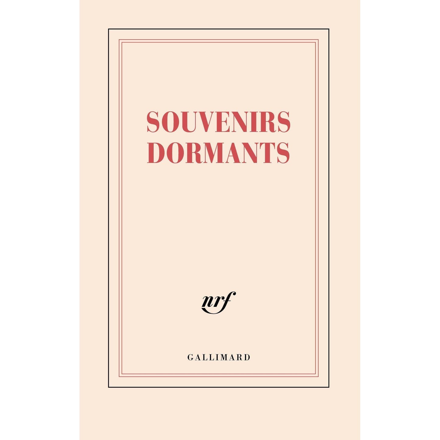GLMR Carnet "Souvenirs Dormants" Ligné-Carnet-Gallimard-Papeterie du Dôme