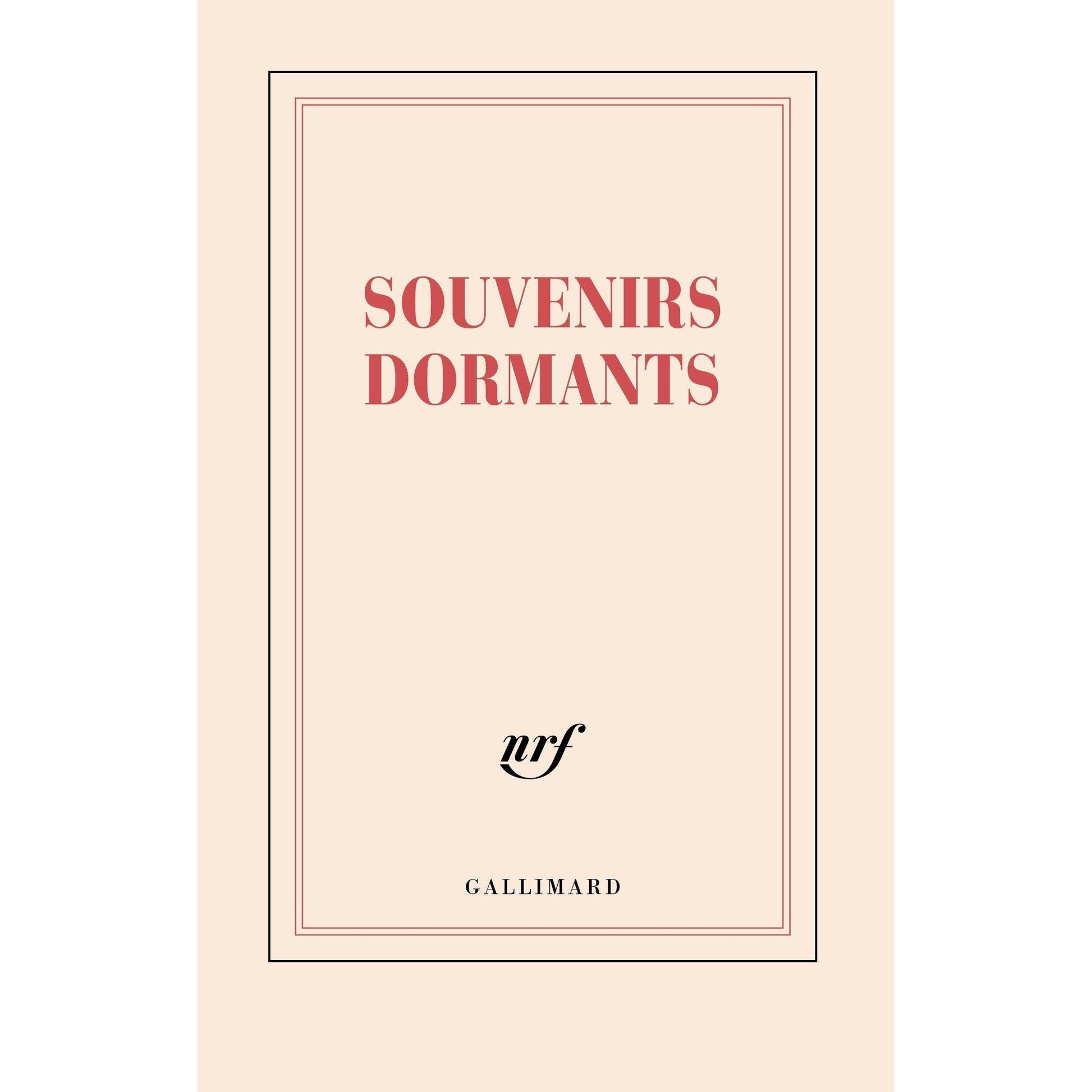 GLMR Carnet "Souvenirs Dormants" Ligné-Carnet-Gallimard-Papeterie du Dôme
