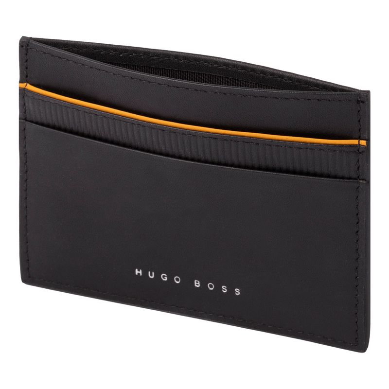 HB Porte Cartes Gear Noir-Porte-cartes-Hugo Boss-Jaune-Papeterie du Dôme