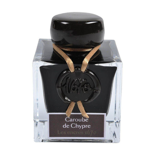 HERBIN Flacon 1670-Encre-Herbin-Caroube de Chypre-Papeterie du Dôme