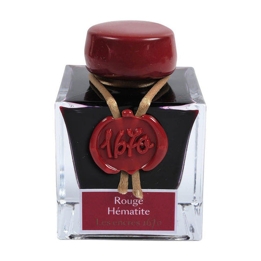 HERBIN Flacon 1670-Encre-Herbin-Rouge Hématite-Papeterie du Dôme