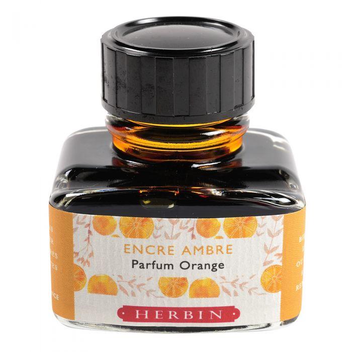Herbin Encre Parfumée Les Subtiles 30ml-Encre-Herbin-Ambre Parfum Orange-Papeterie du Dôme