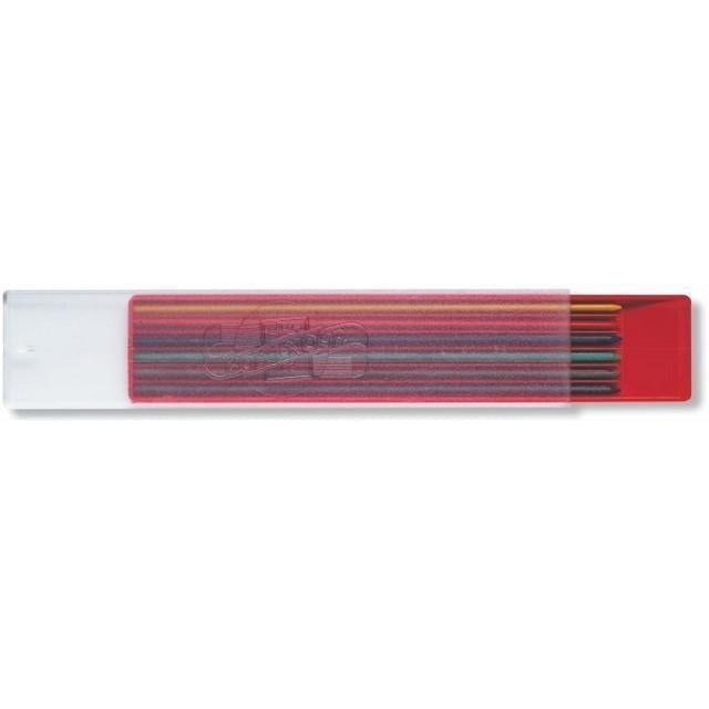KOH Assortiment de 6 Mines de Couleurs 2mm Hardtmuth-Mines-Koh-I-Noor-Papeterie du Dôme