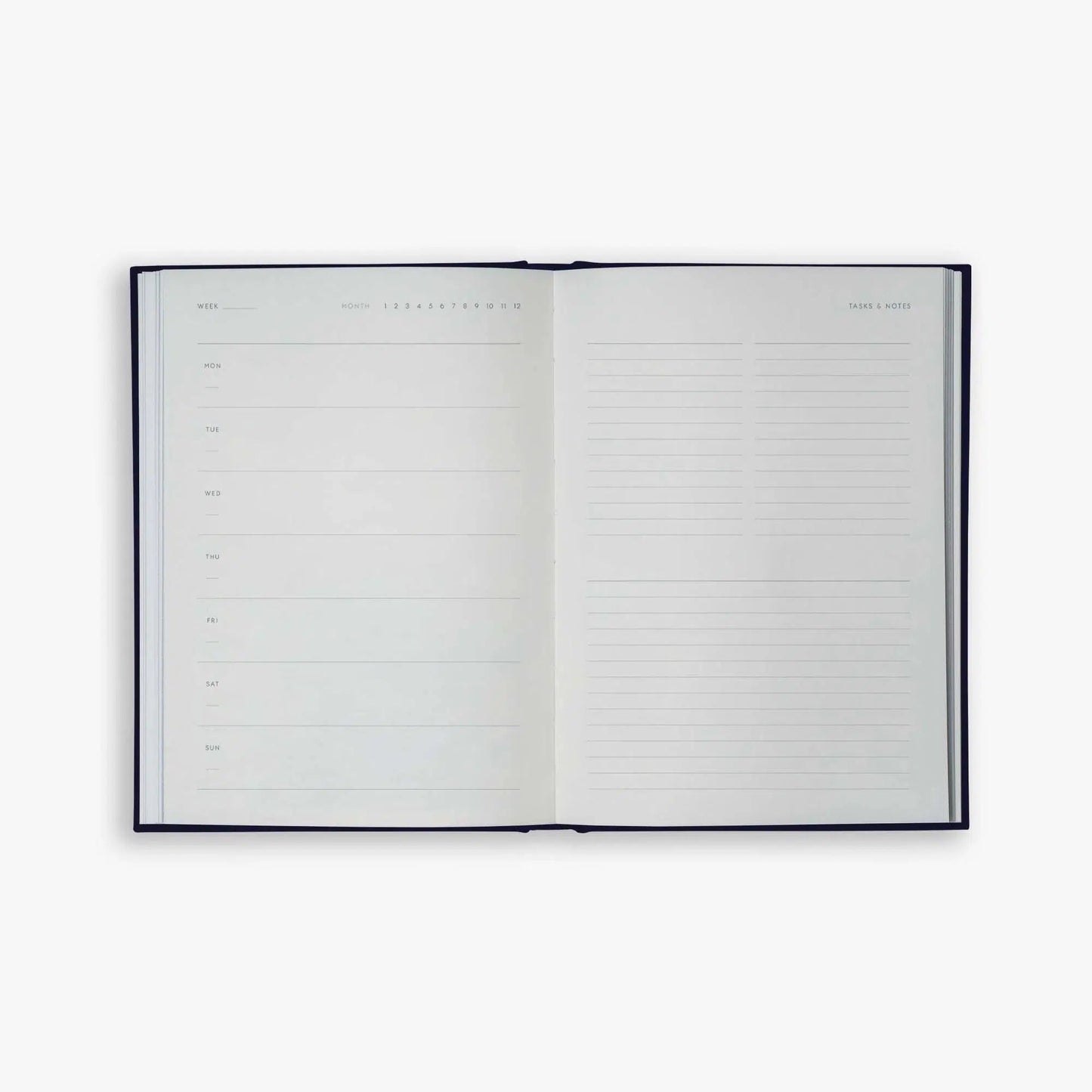 KTK Agenda Perpétuel Yearly Planner Notebook A5-Agenda-Kartotek-Bleu-Papeterie du Dôme