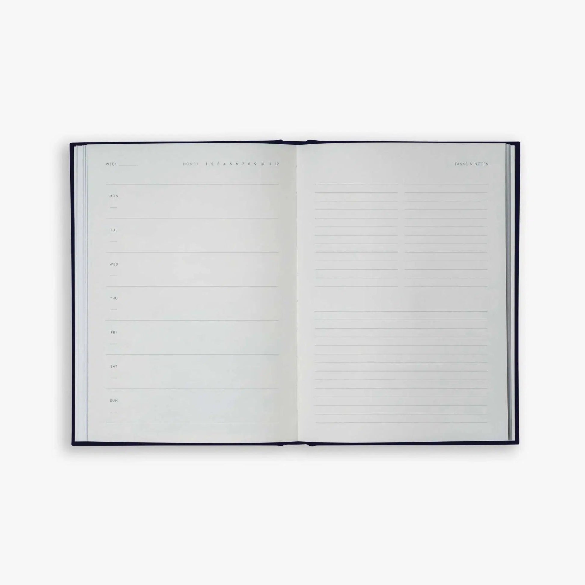 KTK Agenda Perpétuel Yearly Planner Notebook A5-Agenda-Kartotek-Bleu-Papeterie du Dôme