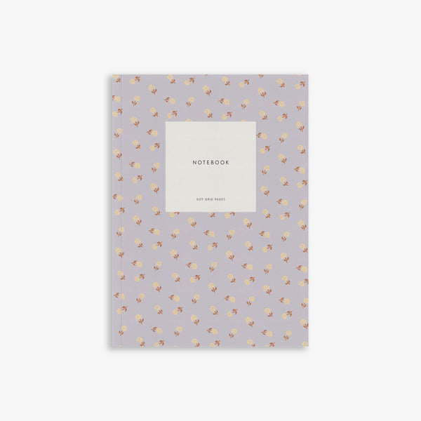 KTK Carnet Small Flower A5 Dots-Carnet-Kartotek-Small flower lavender-Papeterie du Dôme