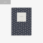KTK Carnet Small Flower A5 Dots-Carnet-Kartotek-Small flower navy-Papeterie du Dôme