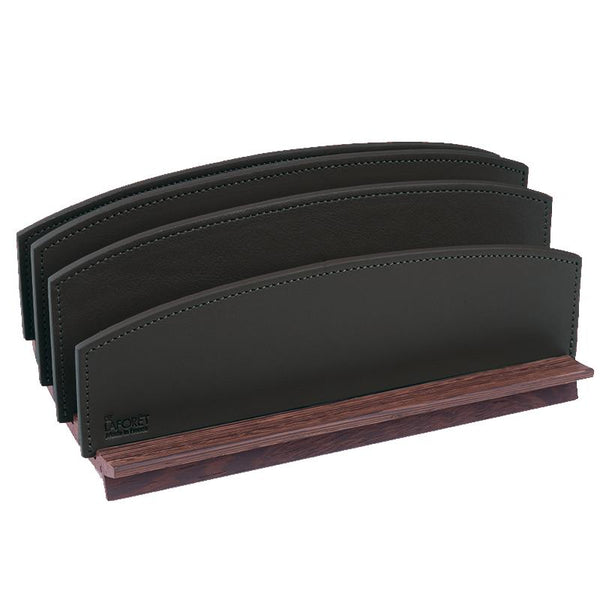 LAF Porte-Lettres Muranga-Porte-lettres-Atelier de Laforêt-Noir-Wenge-Papeterie du Dôme