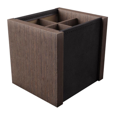 LAF Pot à Crayons Riga-Pot à Crayons-Atelier de Laforêt-Noir-Wenge-Papeterie du Dôme