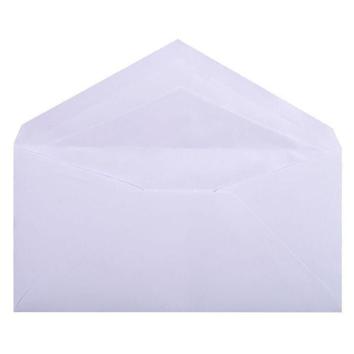 LALO Velin 20 Enveloppes DL Gommées Blanc-Enveloppes-Lalo-Papeterie du Dôme