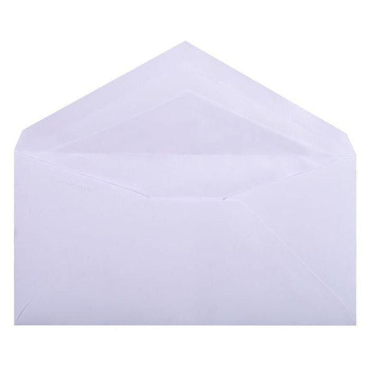 LALO Velin 20 Enveloppes DL Gommées Blanc-Enveloppes-Lalo-Papeterie du Dôme