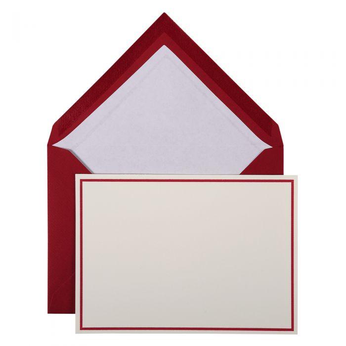 LALO Vergé 10 Cartes Bordées avec Enveloppes C6-Correspondance-Lalo-Bordeaux-Papeterie du Dôme