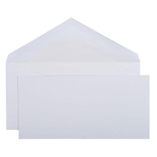 LALO Vergé 10 Cartes avec Enveloppes DL-Correspondance-Lalo-Extra Blanc-Papeterie du Dôme