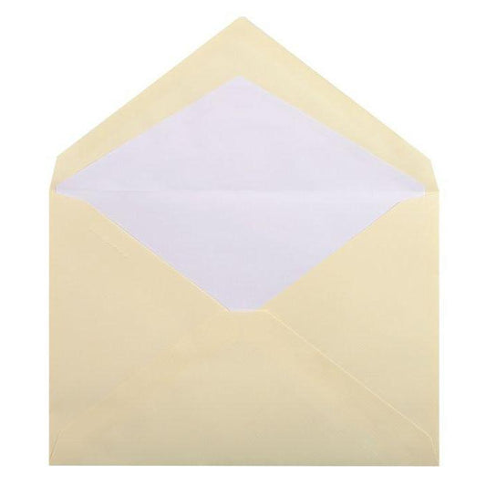 LALO Vergé 25 Enveloppes C5 Gommées-Enveloppes-Lalo-Papeterie du Dôme