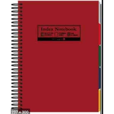 LBX Notebook Spirale Rouge-Cahier-Letterbox-Papeterie du Dôme