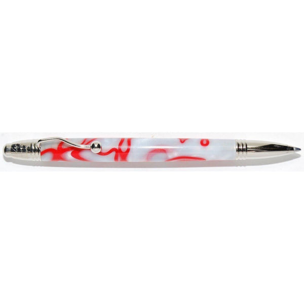 LEP Indigo Stylo Bille-Stylo Bille-Jean Pierre Lépine-Gris Filets Rouge-Papeterie du Dôme
