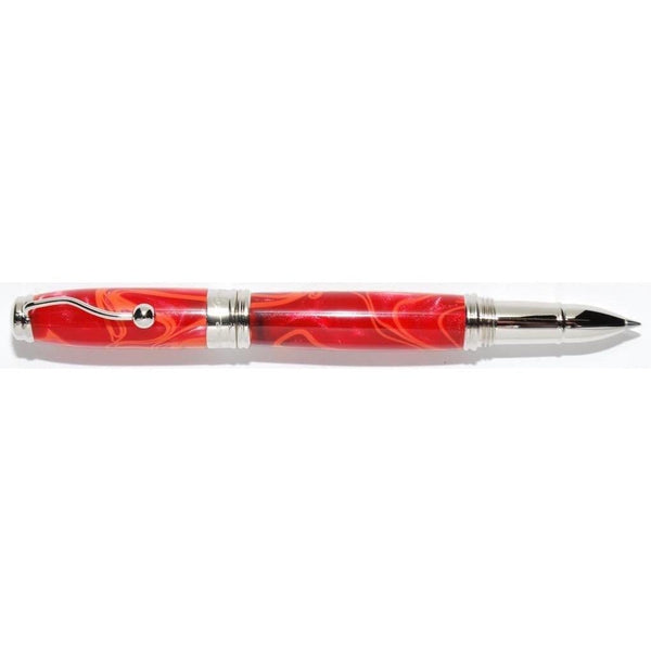 LEP Indigo Stylo Roller-Stylo Roller-Jean Pierre Lépine-Rouge filets Jaune-Papeterie du Dôme