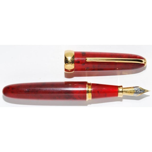 LEP Winston Rouge Doré Stylo Plume-Stylo Plume-Jean Pierre Lépine-Papeterie du Dôme