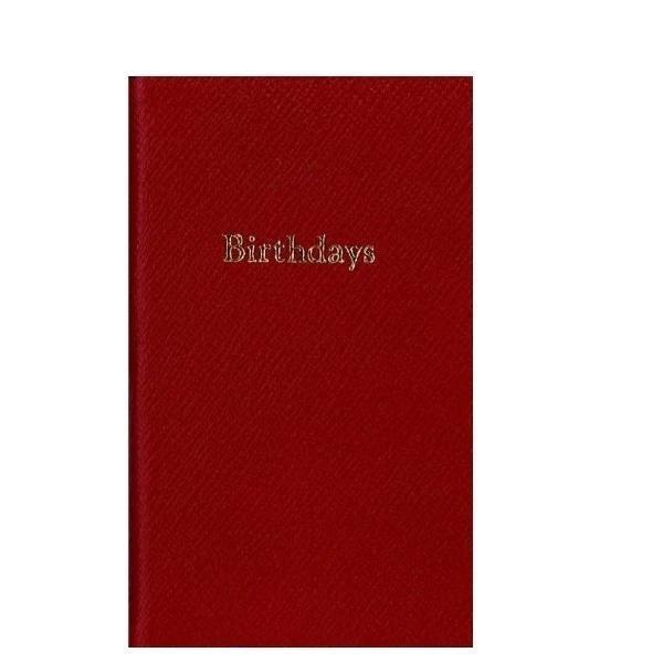 LSM Agenda Perpétuel d'Anniversaire Regent-Agenda-Leathersmith of London-Rouge-Papeterie du Dôme