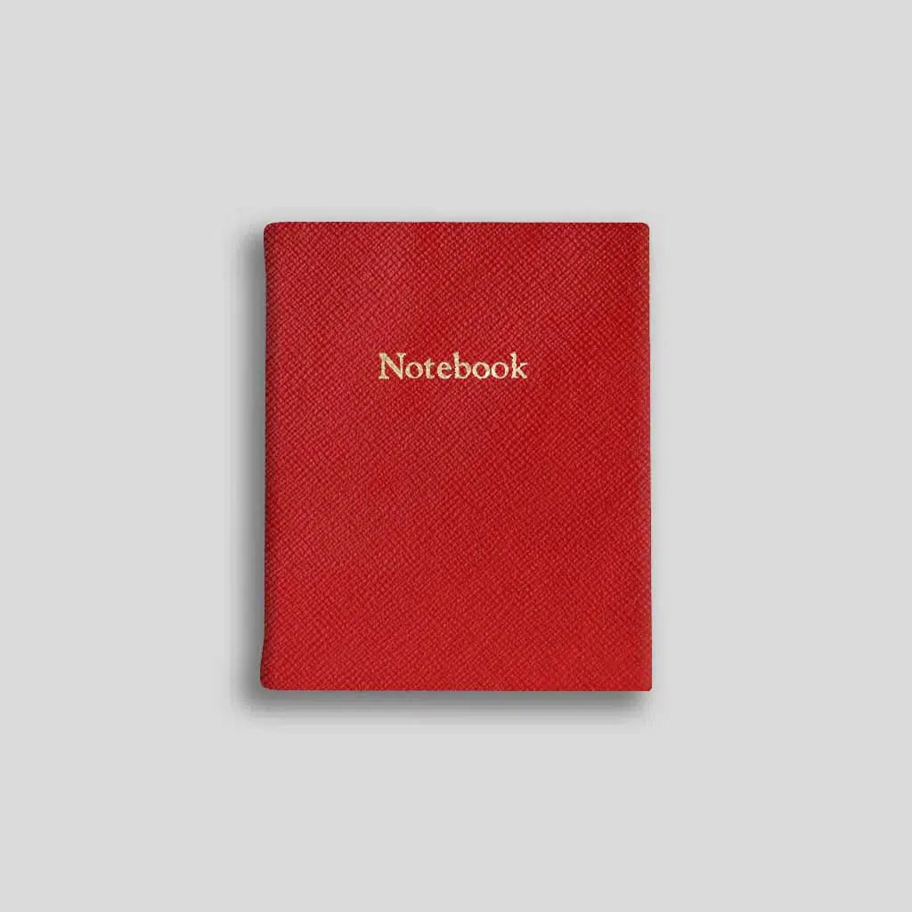 LSM Notebook Ligné Berkeley-Carnet-Leathersmith of London-Rouge-Papeterie du Dôme