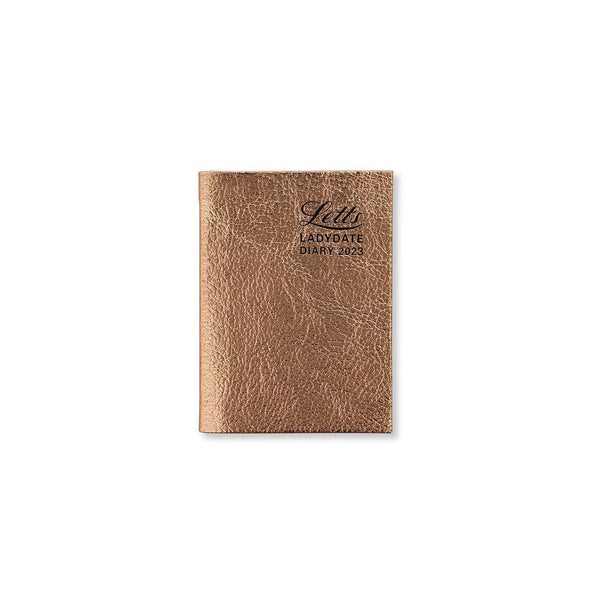 Letts Agenda Ladydate Mini Pocket Semainier-Agenda-Letts-2023-Rose Gold-Papeterie du Dôme
