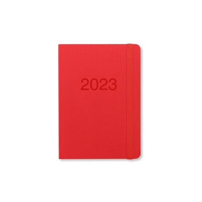 Letts Agenda Memo A6 Semainier-Agenda-Letts-2023-Rouge-Papeterie du Dôme
