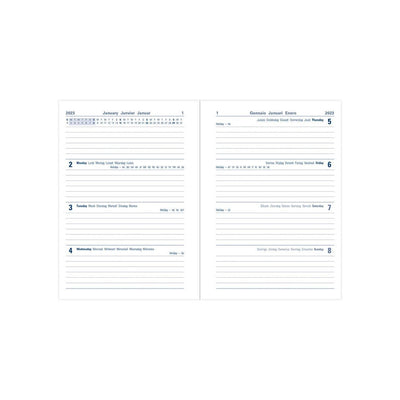 Letts Agenda Memo A6 Semainier-Agenda-Letts-Papeterie du Dôme